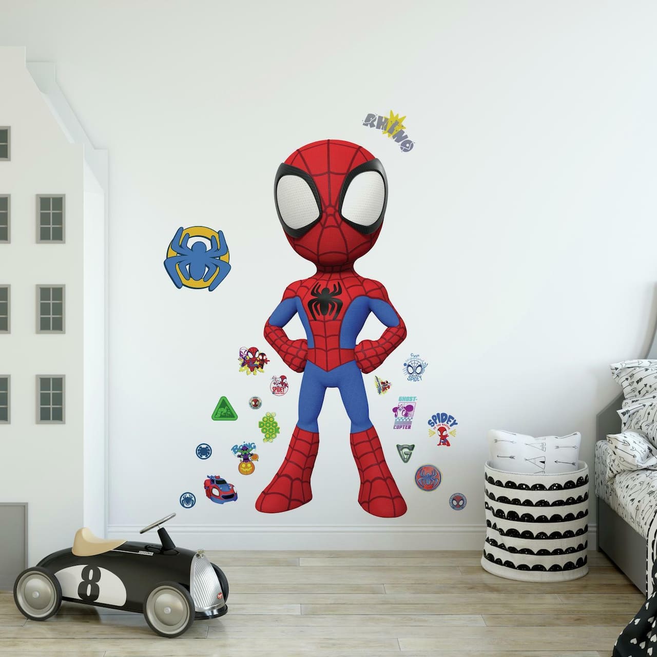 RoomMates Spidey &#x26; His Amazing Friends Peel &#x26; Stick Giant Wall Decals